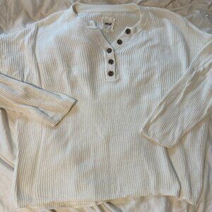 aerie Henley Sweater Size L